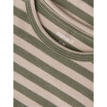 NAME IT Bluse Banio Dusty Olive Pure Cashmere